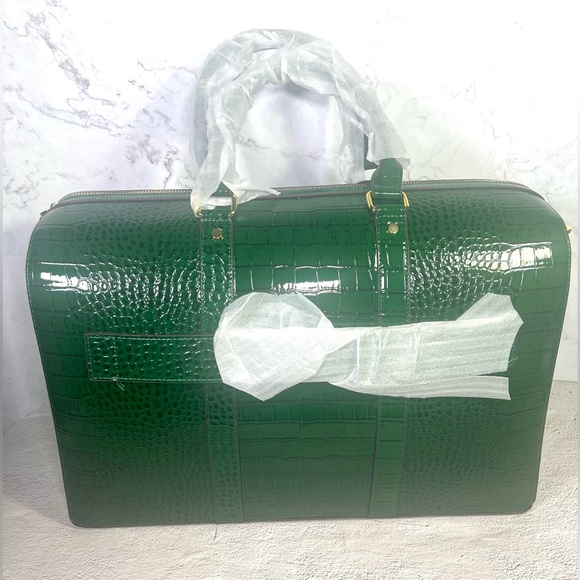 Movdarl Crocodile Bone Duffle Bag - Picture 2 of 10